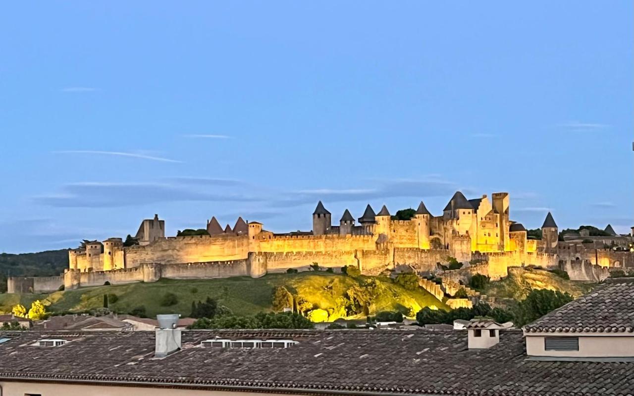 Appartement L'Oliveraie - La Cité plein les yeux Carcassonne Extérieur photo