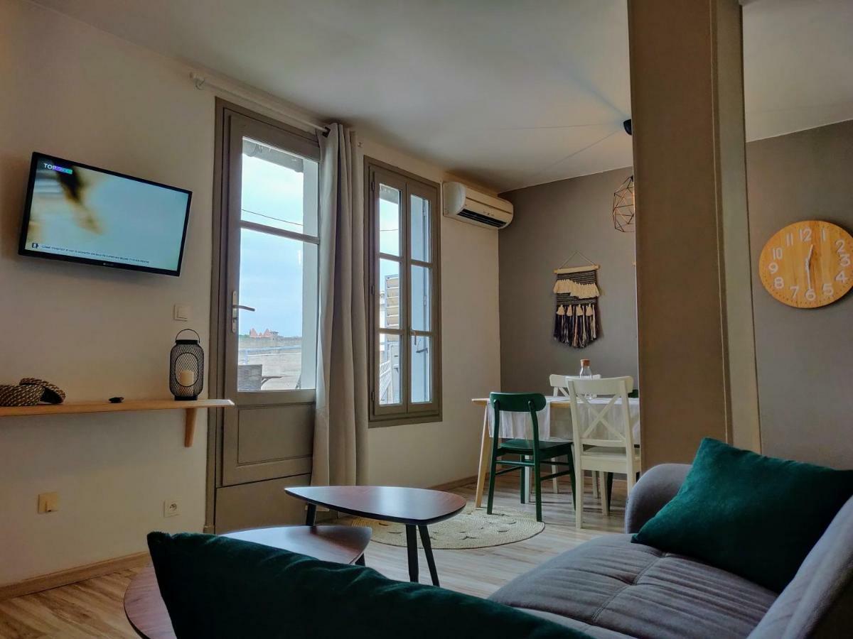 Appartement L'Oliveraie - La Cité plein les yeux Carcassonne Extérieur photo