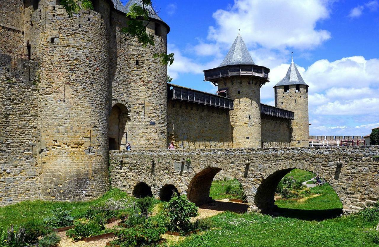 Appartement L'Oliveraie - La Cité plein les yeux Carcassonne Extérieur photo